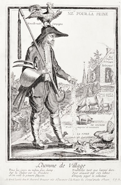 The Village Peasant, Born to Suffer by Nicolas Guerard